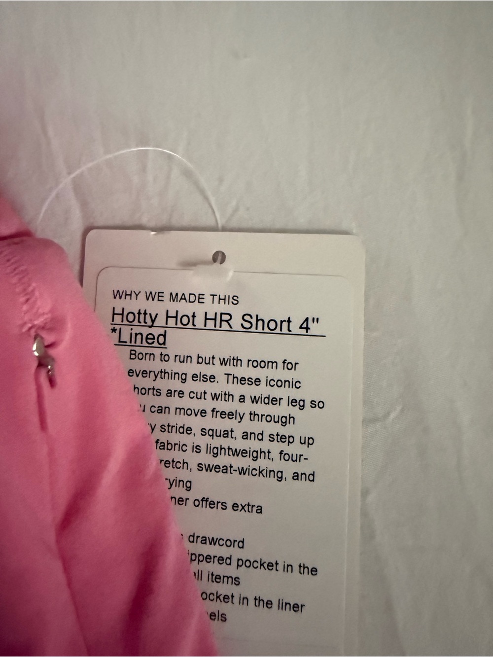 lululemon athletica Pink Women's Athletic Shorts - Elastic Waist - Picture 5 of 8